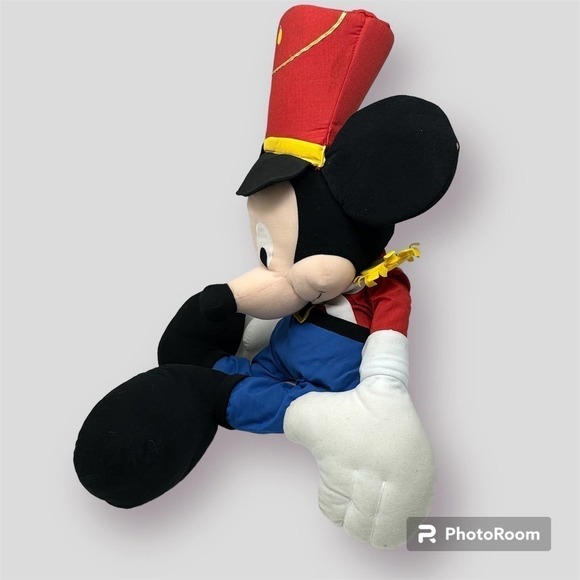Disney Store Nutcracker Mickey Mouse Holiday 2002 Large 28" Toy Soldier Plush - Picture 14 of 16